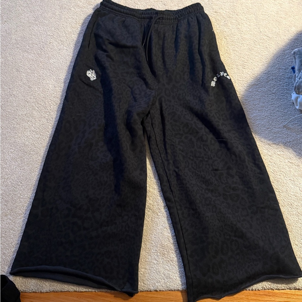 Darc Sport Black Leopard Sweatpants